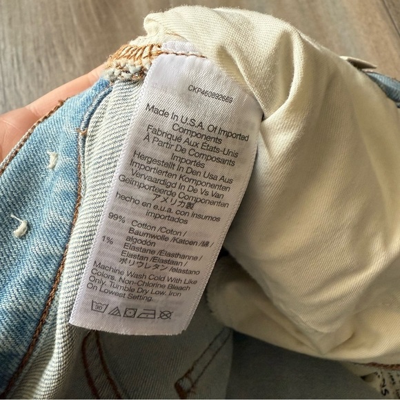 Madewell the perfect vintage straight leg jeans light wash size 28 DM5779 - Picture 4 of 10